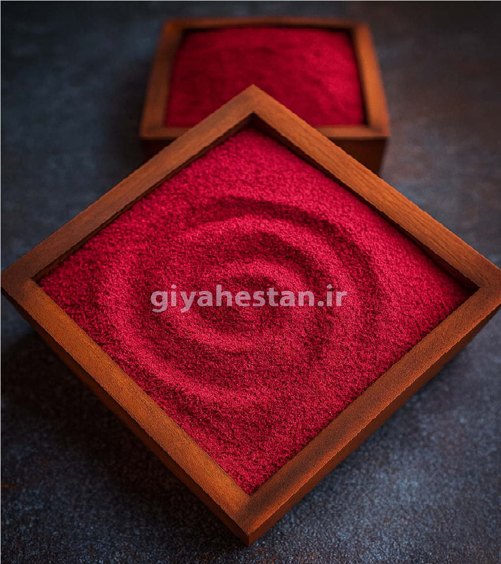 تصویر پودر لبو 5 کیلویی ( پودر چغندر قند قرمز - رنگ طبیعی غذا ) فله کیلویی 220.000 تومان